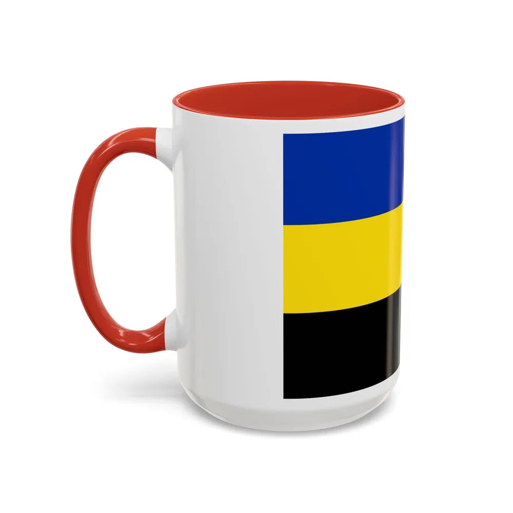 Flag of Gelderland Netherlands - Accent Coffee Mug-Go Mug Yourself