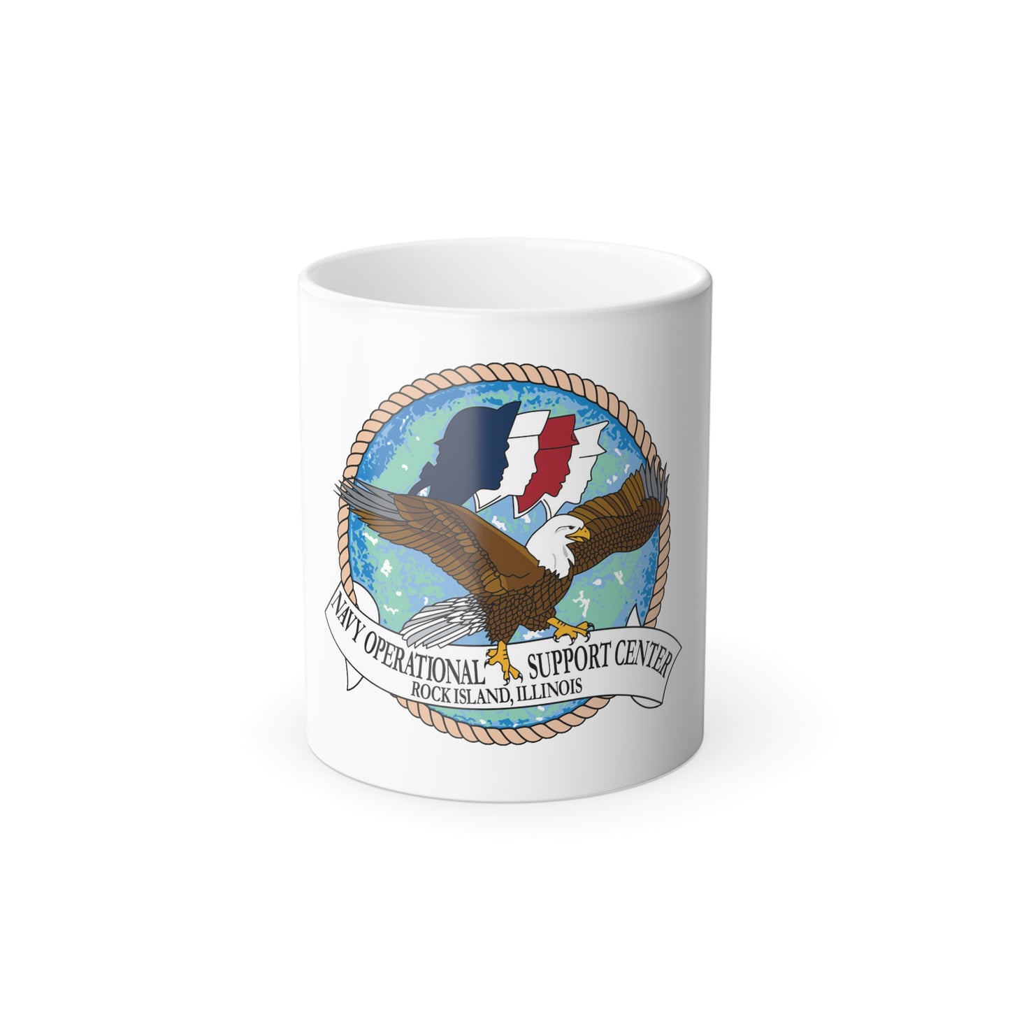 NOSC Rock Island (U.S. Navy) Color Changing Mug 11oz