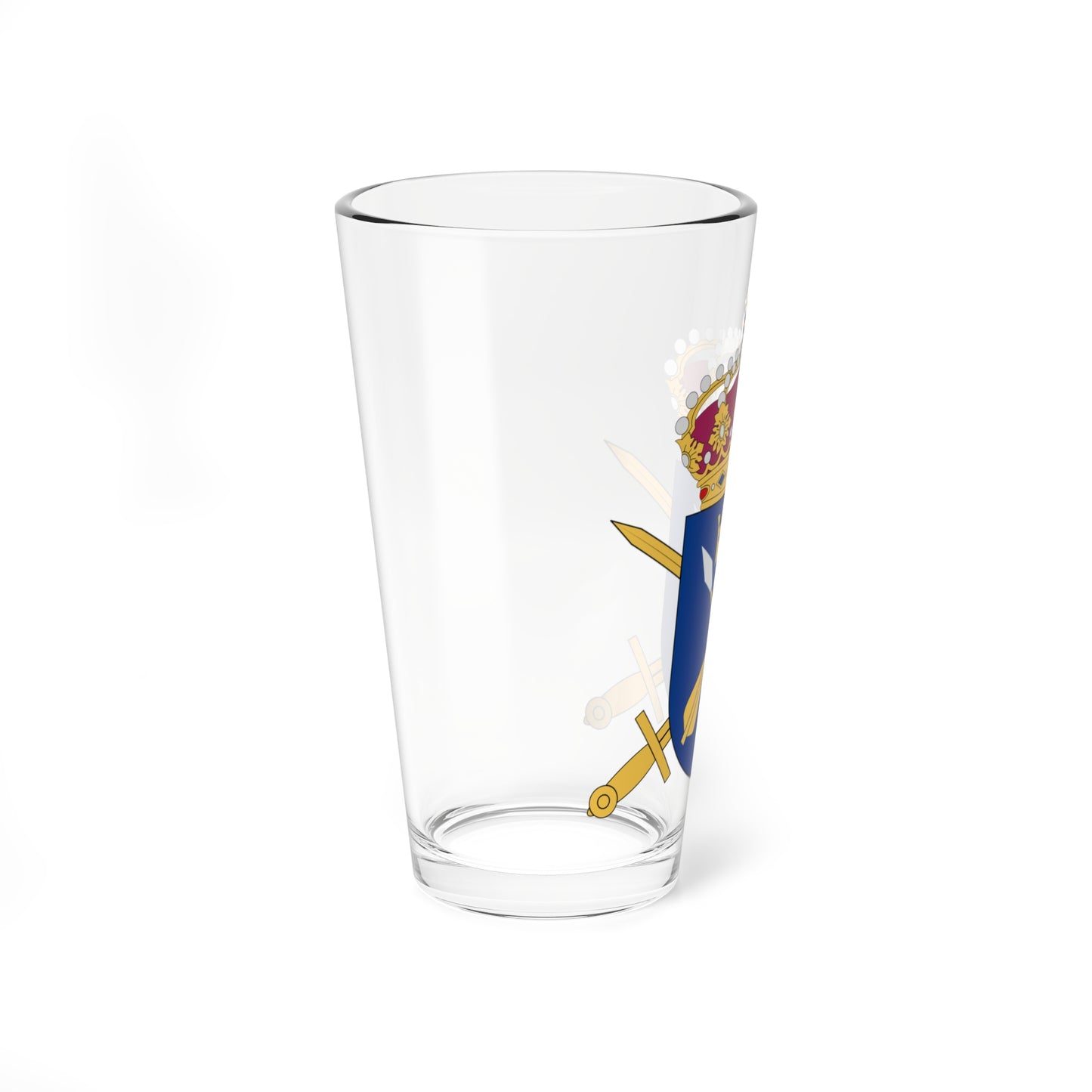 Dalregementsgruppen vapen (Sweden) (Coat of Arms) Pint Glass 16oz