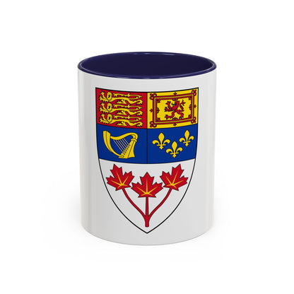 Arms of Canada (shield) - Accent Coffee Mug