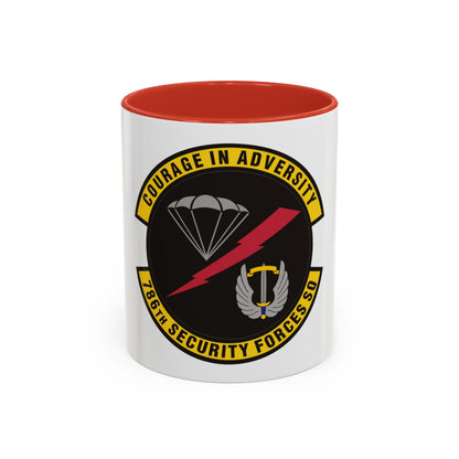 786th Security Forces Squadron (U.S. Air Force) Accent Coffee Mug