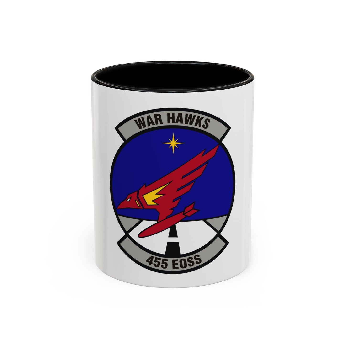 455th Expeditionary Operations Support Squadron (U.S. Air Force) Accent Coffee Mug