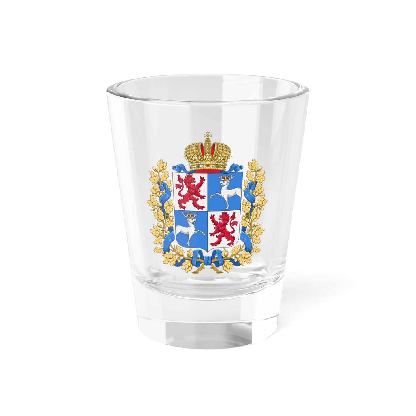 Coat of arms of Governorate of Courland (Russia) (Coat of Arms) Shot Glass 1.5oz