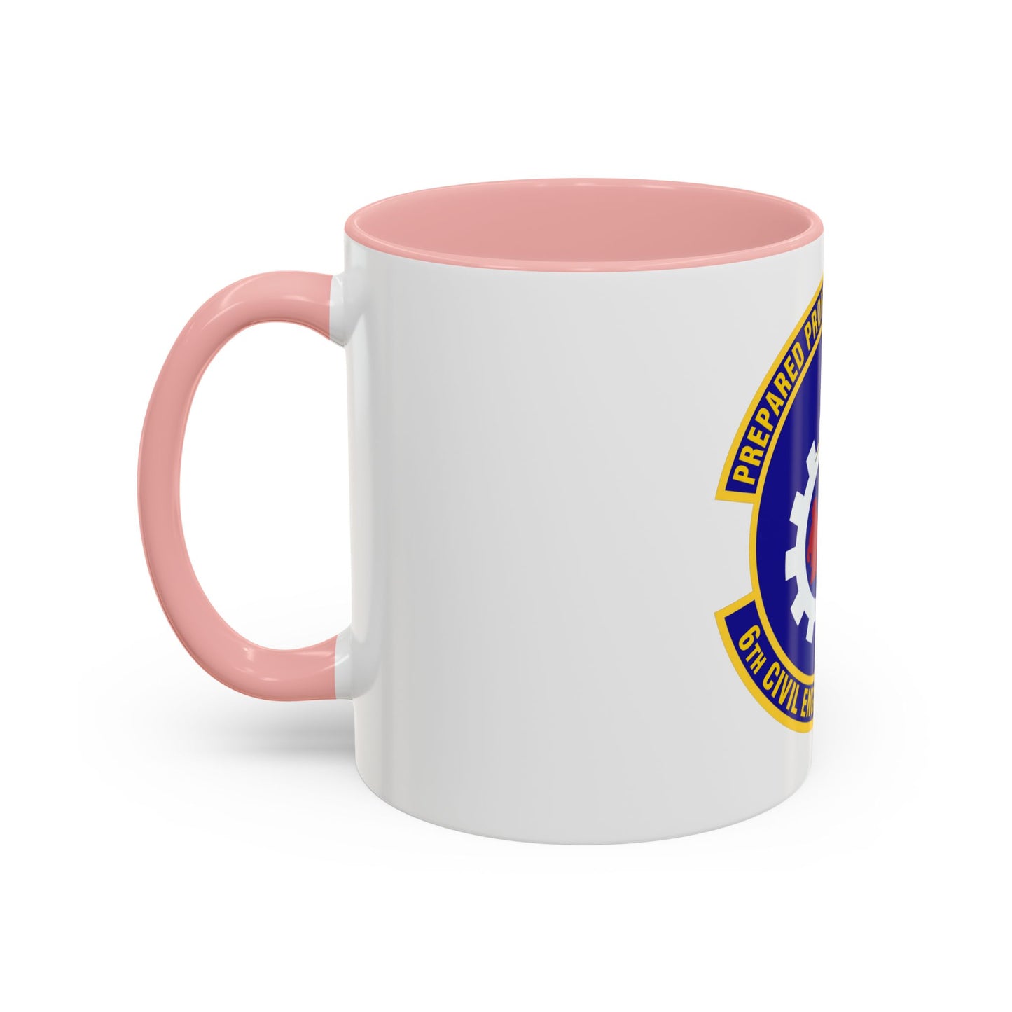 6th Civil Engineer Squadaron (U.S. Air Force) Accent Coffee Mug