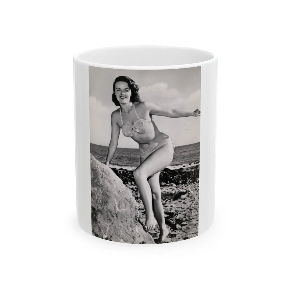 Helene Hayden #17 (Vintage Female Icon) White Coffee Mug-11oz-Go Mug Yourself