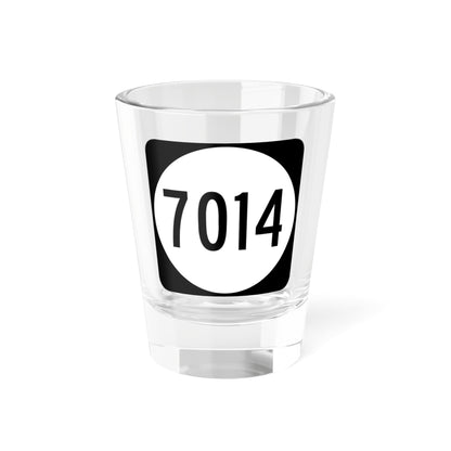 PR tertiary 7014 (Puerto Rico) (Road Sign) Shot Glass 1.5oz