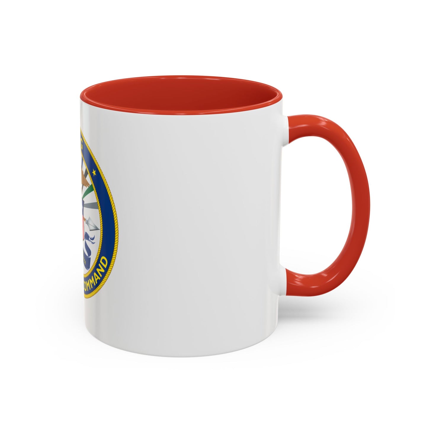 USCG Personnel Command (U.S. Coast Guard) Accent Coffee Mug