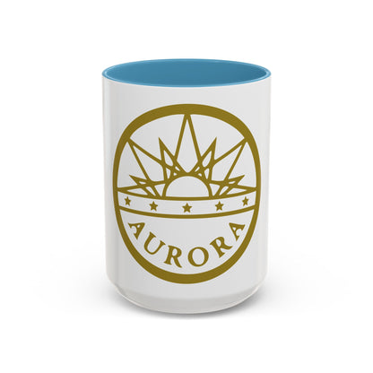 Seal of Aurora Colorado - Accent Coffee Mug