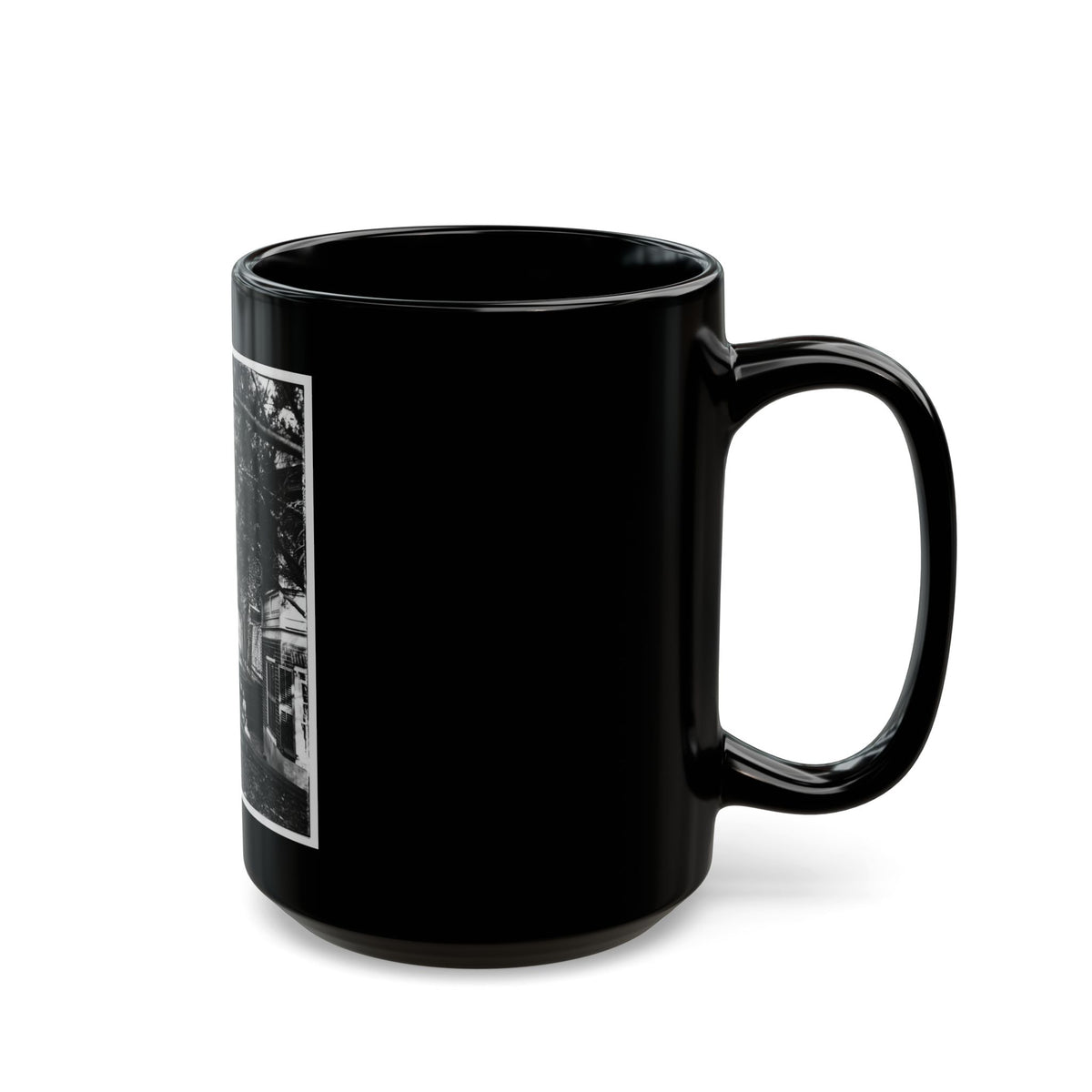 Backyard (U.S. Civil War) Black Coffee Mug