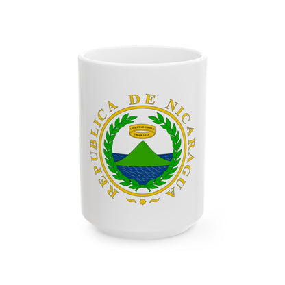 Coat of arms of Nicaragua (1854) - White Coffee Mug