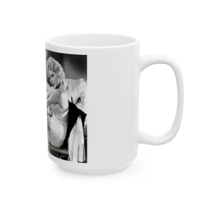 Barbara Lang #33 (Vintage Female Icon) White Coffee Mug-Go Mug Yourself