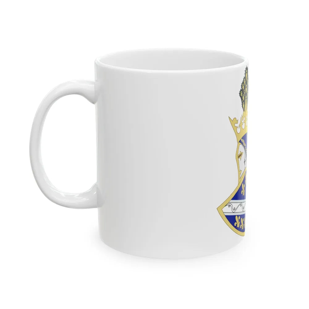 Coat of arms of Kingdom of Bosnia - White Coffee Mug-Go Mug Yourself