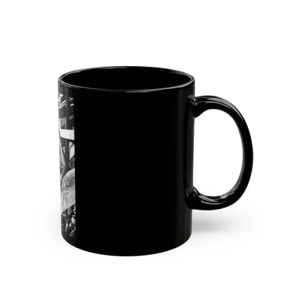 Gila Golan #138 (Vintage Female Icon) Black Coffee Mug-Go Mug Yourself