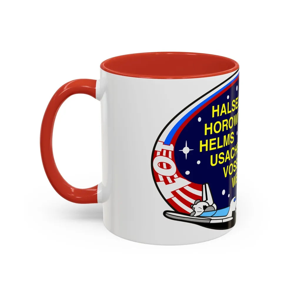 STS 101 (NASA) Accent Coffee Mug-Go Mug Yourself