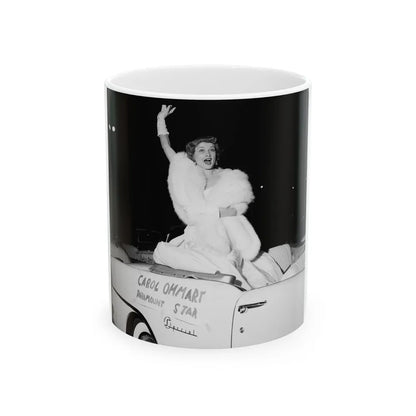 Carol Ohmart #43 (Vintage Female Icon) White Coffee Mug-11oz-Go Mug Yourself