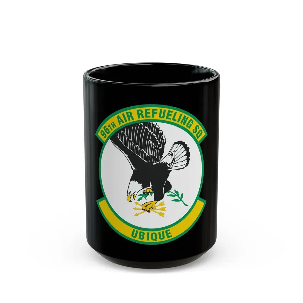 96th Air Refueling Squadron (U.S. Air Force) Black Coffee Mug 15oz - Go Mug Yourself