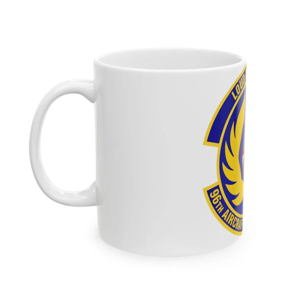 96th Aircraft Maintenance Squadron (U.S. Air Force) White Coffee Mug-Go Mug Yourself