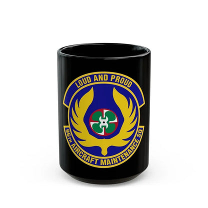 96th Aircraft Maintenance Squadron (U.S. Air Force) Black Coffee Mug 15oz - Go Mug Yourself