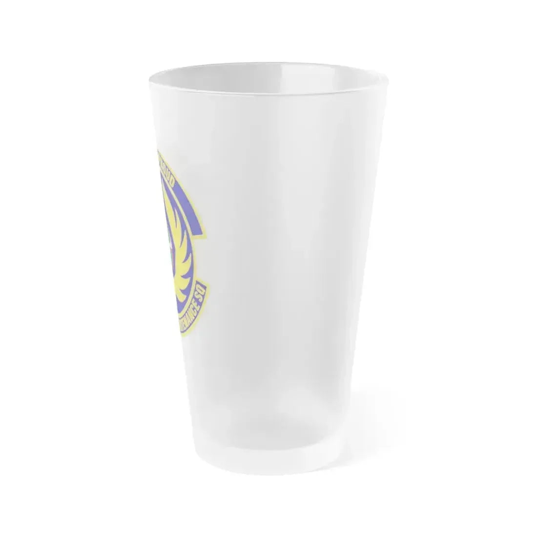 96th Aircraft Maintenance Squadron (U.S. Air Force) Frosted Pint Glass 16oz - Go Mug Yourself