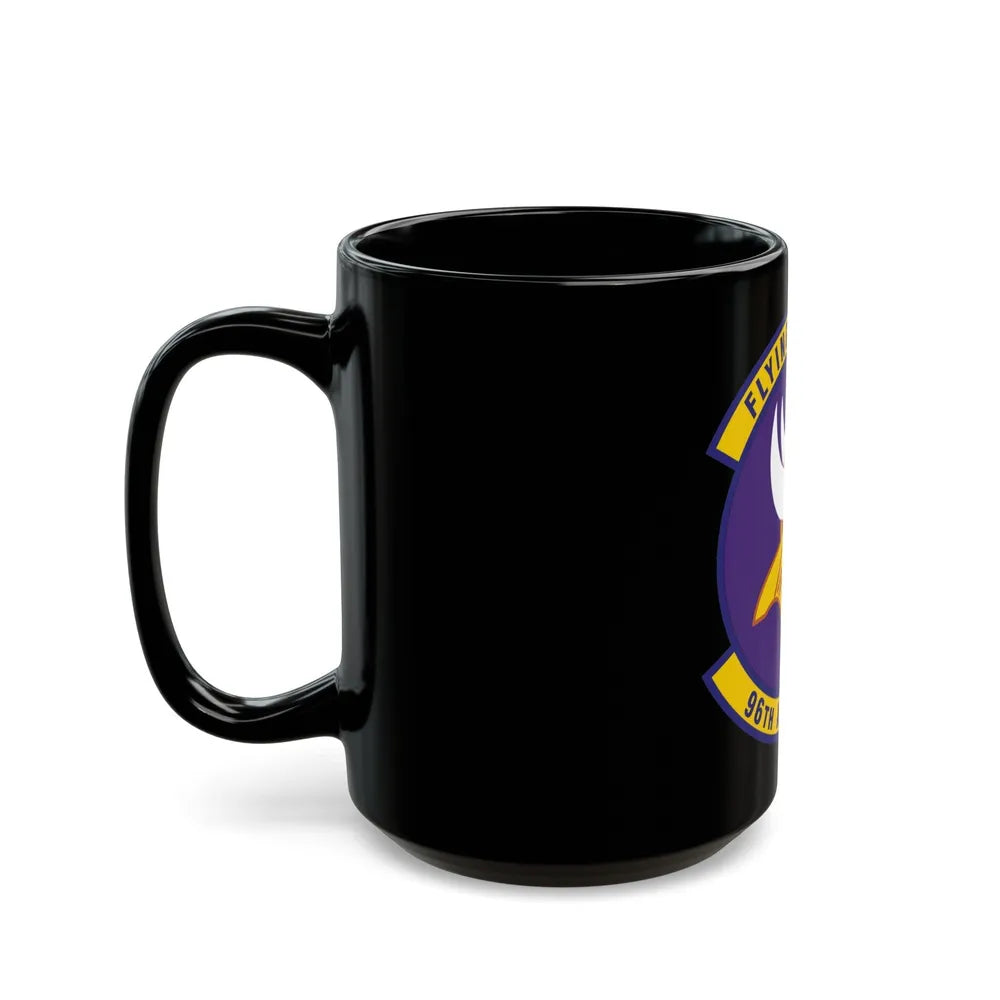 96th Airlift Squadron (U.S. Air Force) Black Coffee Mug-Go Mug Yourself