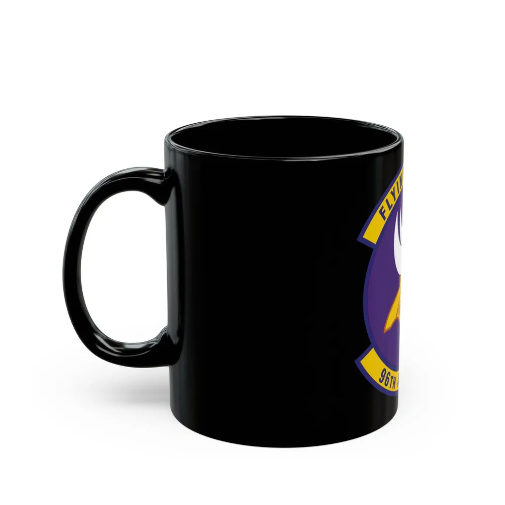 96th Airlift Squadron (U.S. Air Force) Black Coffee Mug-Go Mug Yourself