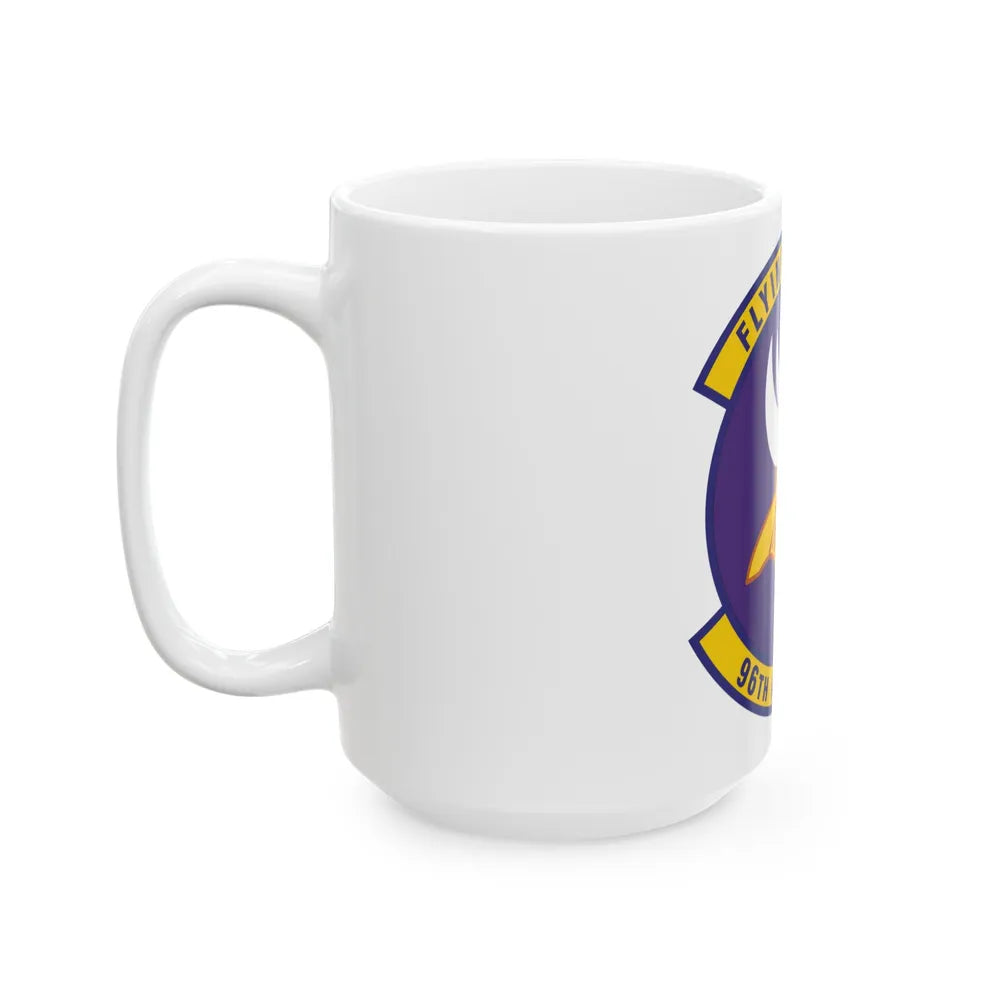 96th Airlift Squadron (U.S. Air Force) White Coffee Mug-Go Mug Yourself