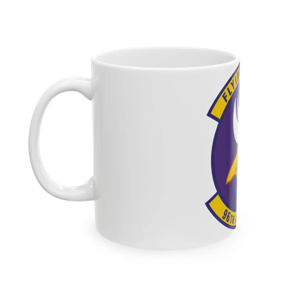 96th Airlift Squadron (U.S. Air Force) White Coffee Mug-Go Mug Yourself