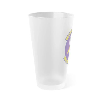 96th Airlift Squadron (U.S. Air Force) Frosted Pint Glass 16oz - Go Mug Yourself