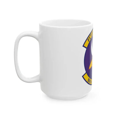 96th Airlift Squadron (U.S. Air Force) White Coffee Mug - Go Mug Yourself