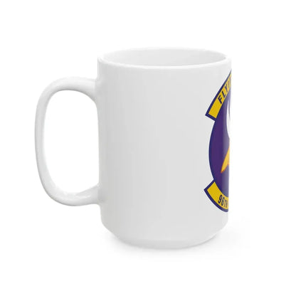 96th Airlift Squadron (U.S. Air Force) White Coffee Mug - Go Mug Yourself