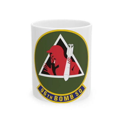 96th Bomb Squadron (U.S. Air Force) White Coffee Mug-11oz-Go Mug Yourself