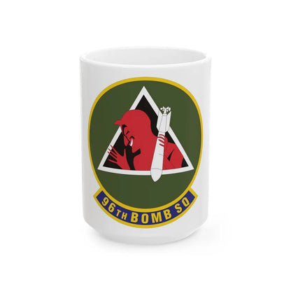 96th Bomb Squadron (U.S. Air Force) White Coffee Mug-15oz-Go Mug Yourself