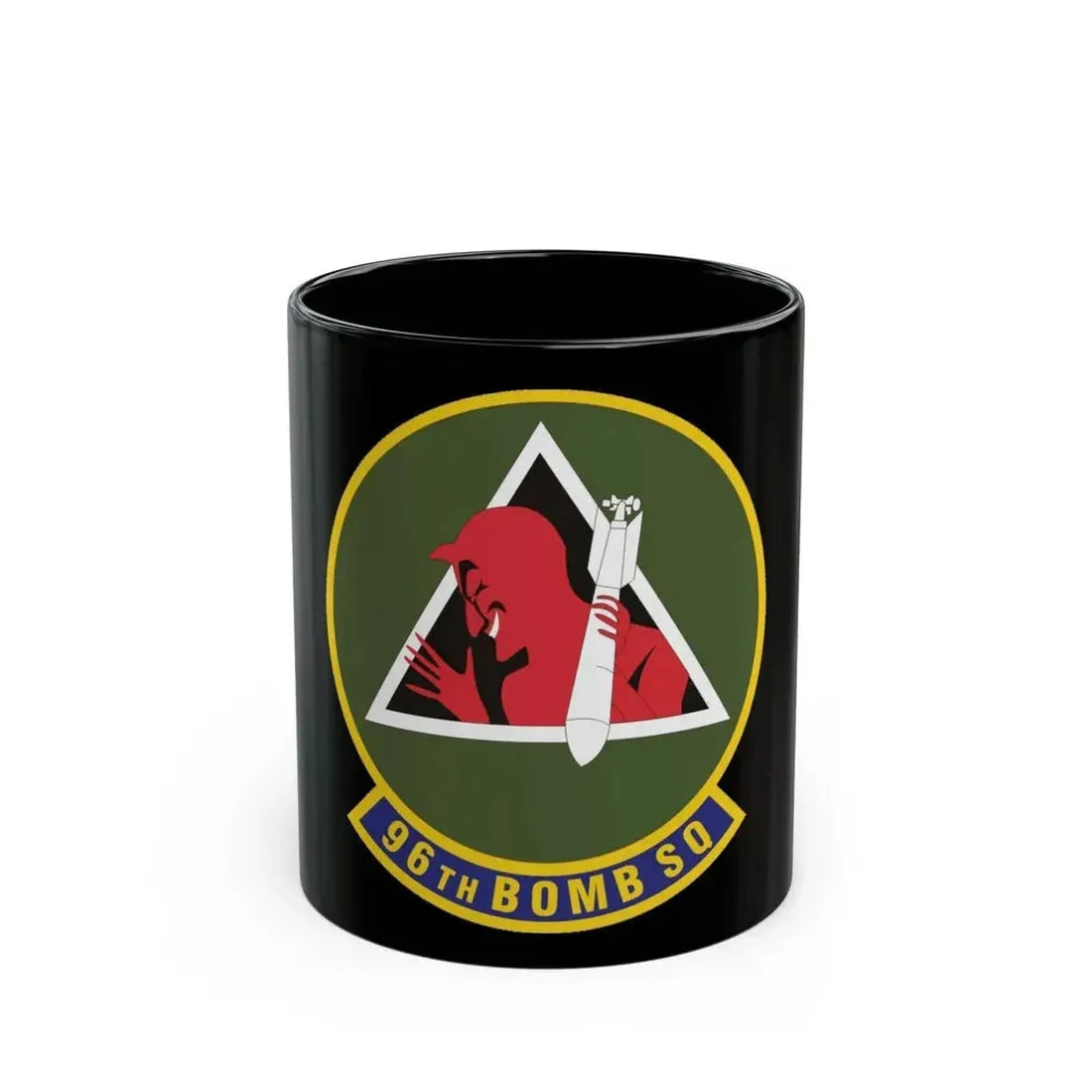 96th Bomb Squadron (U.S. Air Force) Black Coffee Mug - Go Mug Yourself