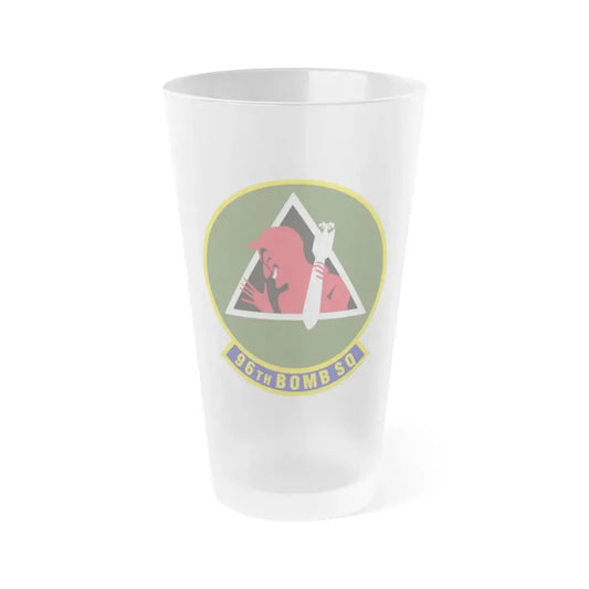 96th Bomb Squadron (U.S. Air Force) Frosted Pint Glass 16oz Default Title - Go Mug Yourself