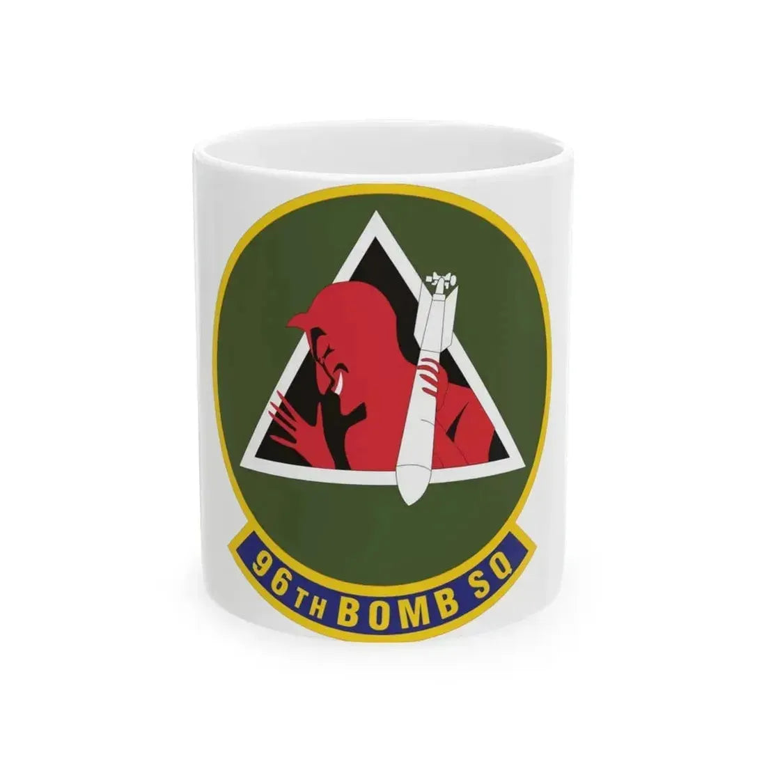 96th Bomb Squadron (U.S. Air Force) White Coffee Mug 11oz - Go Mug Yourself
