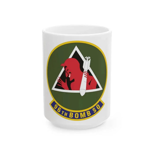 96th Bomb Squadron (U.S. Air Force) White Coffee Mug 15oz - Go Mug Yourself