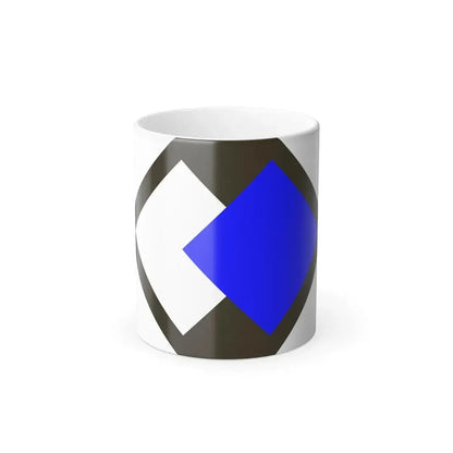 96th Infantry Division SSI (U.S. Army) Color Changing Coffee Mug 11oz - Go Mug Yourself