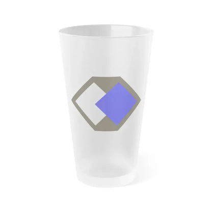 96th Infantry Division SSI (U.S. Army) Frosted Pint Glass 16oz Default Title - Go Mug Yourself