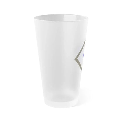 96th Infantry Division SSI (U.S. Army) Frosted Pint Glass 16oz - Go Mug Yourself