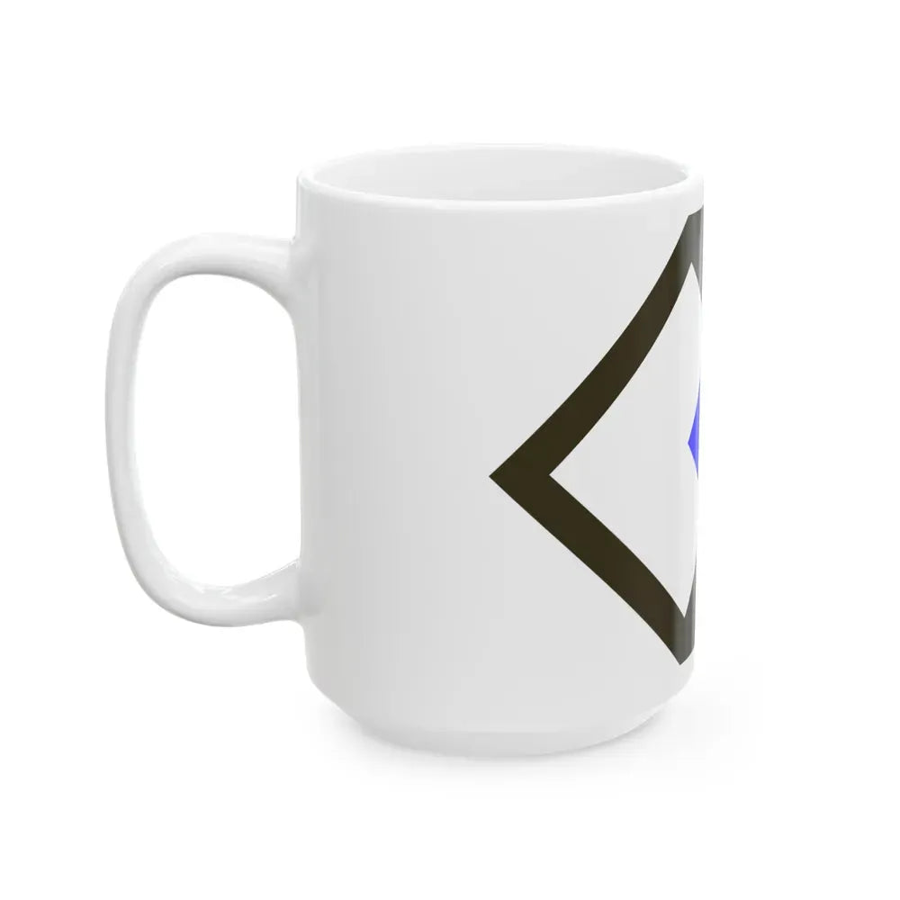 96th Infantry Division SSI (U.S. Army) White Coffee Mug - Go Mug Yourself