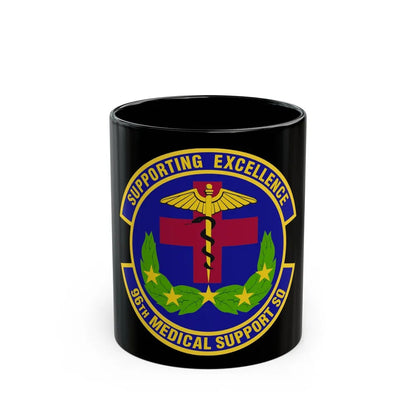 96th Medical Support Squadron (U.S. Air Force) Black Coffee Mug-11oz-Go Mug Yourself