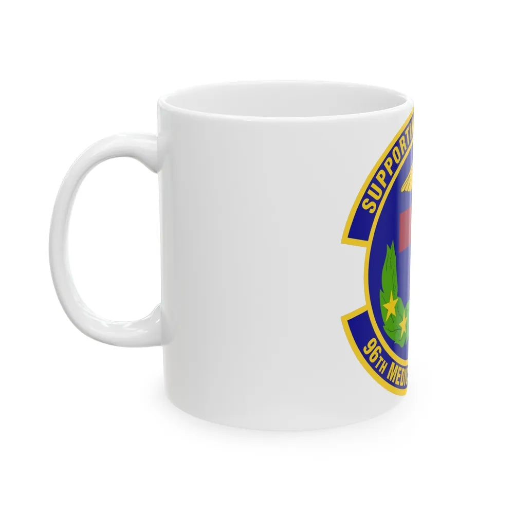 96th Medical Support Squadron (U.S. Air Force) White Coffee Mug-Go Mug Yourself