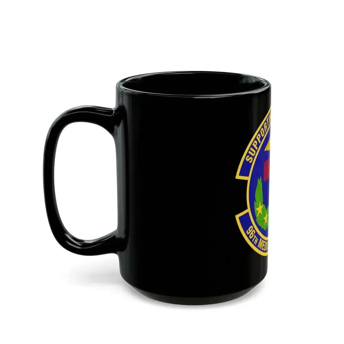 96th Medical Support Squadron (U.S. Air Force) Black Coffee Mug - Go Mug Yourself