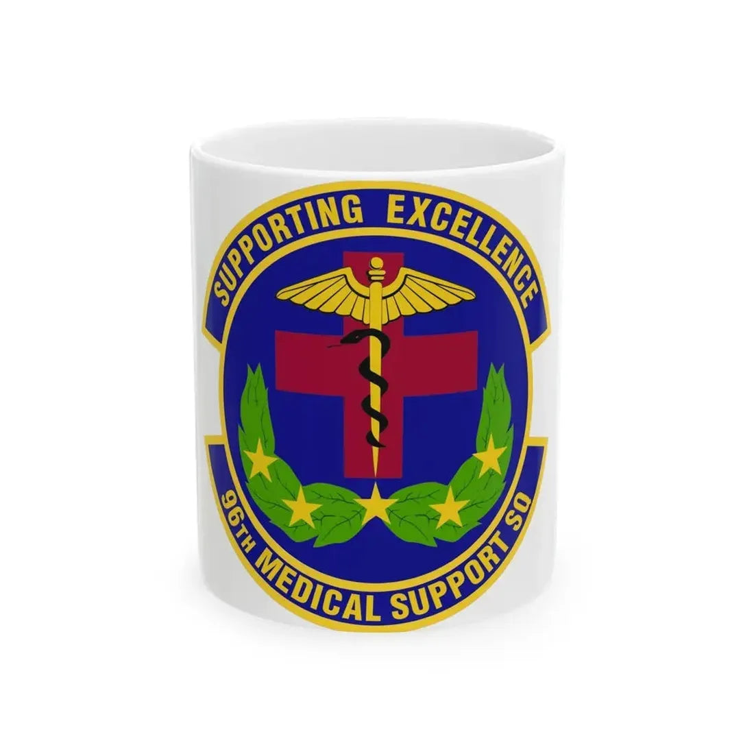96th Medical Support Squadron (U.S. Air Force) White Coffee Mug 11oz - Go Mug Yourself