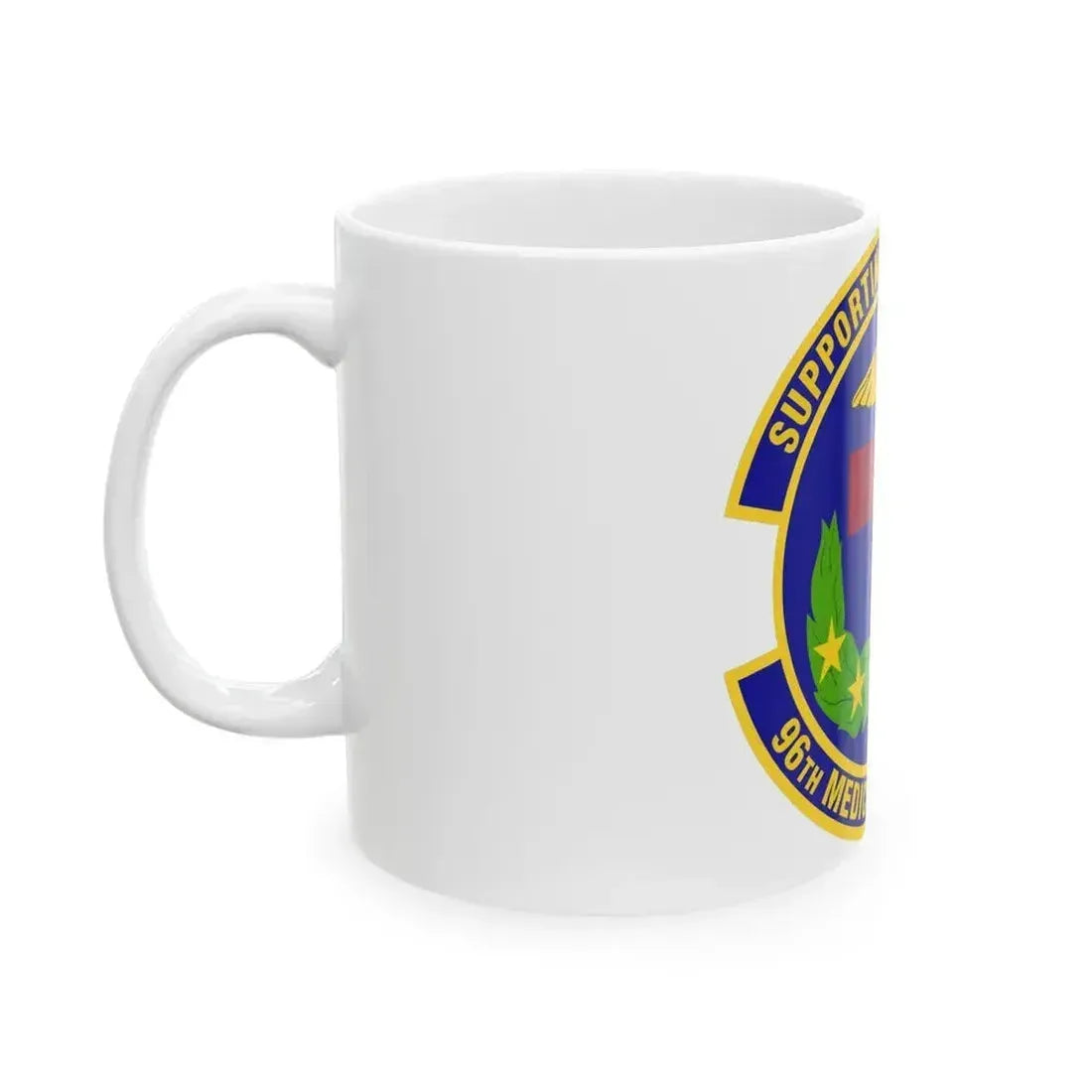 96th Medical Support Squadron (U.S. Air Force) White Coffee Mug - Go Mug Yourself
