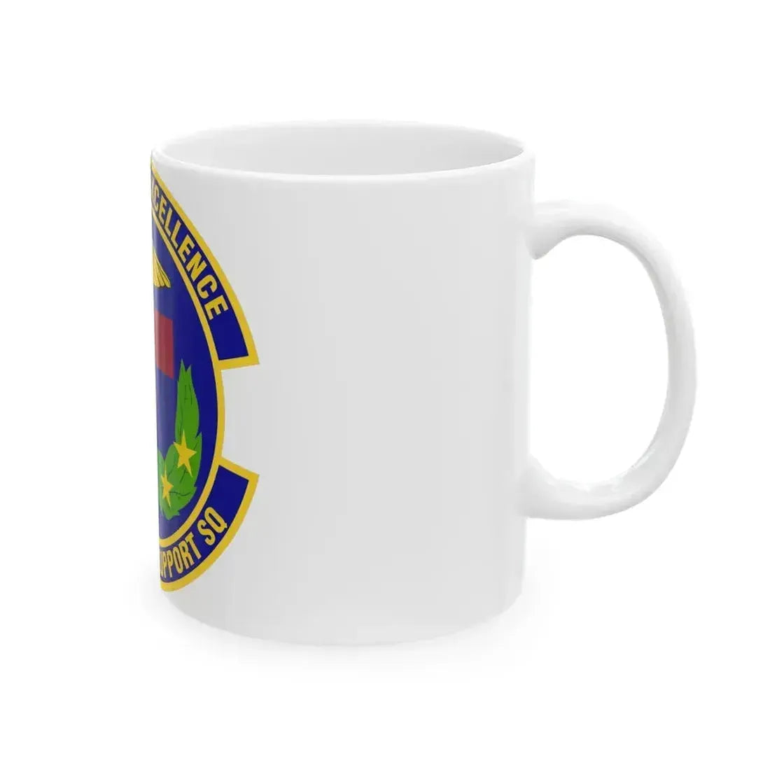 96th Medical Support Squadron (U.S. Air Force) White Coffee Mug - Go Mug Yourself