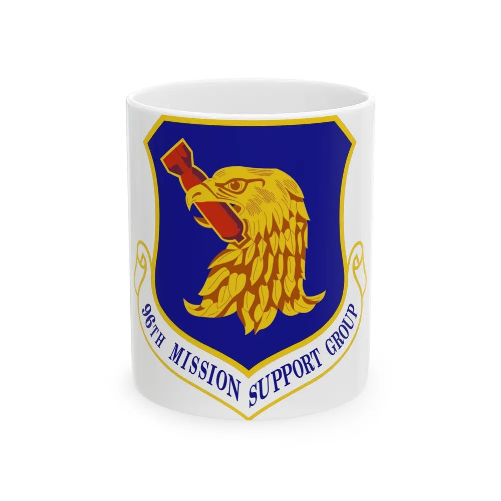 96th Mission Support Group (U.S. Air Force) White Coffee Mug-11oz-Go Mug Yourself