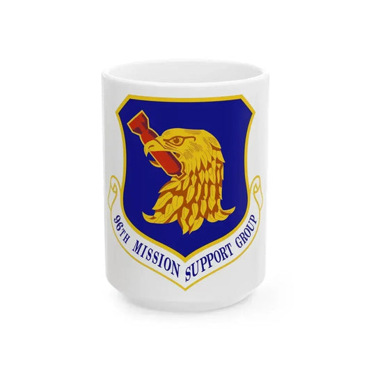 96th Mission Support Group (U.S. Air Force) White Coffee Mug 15oz - Go Mug Yourself