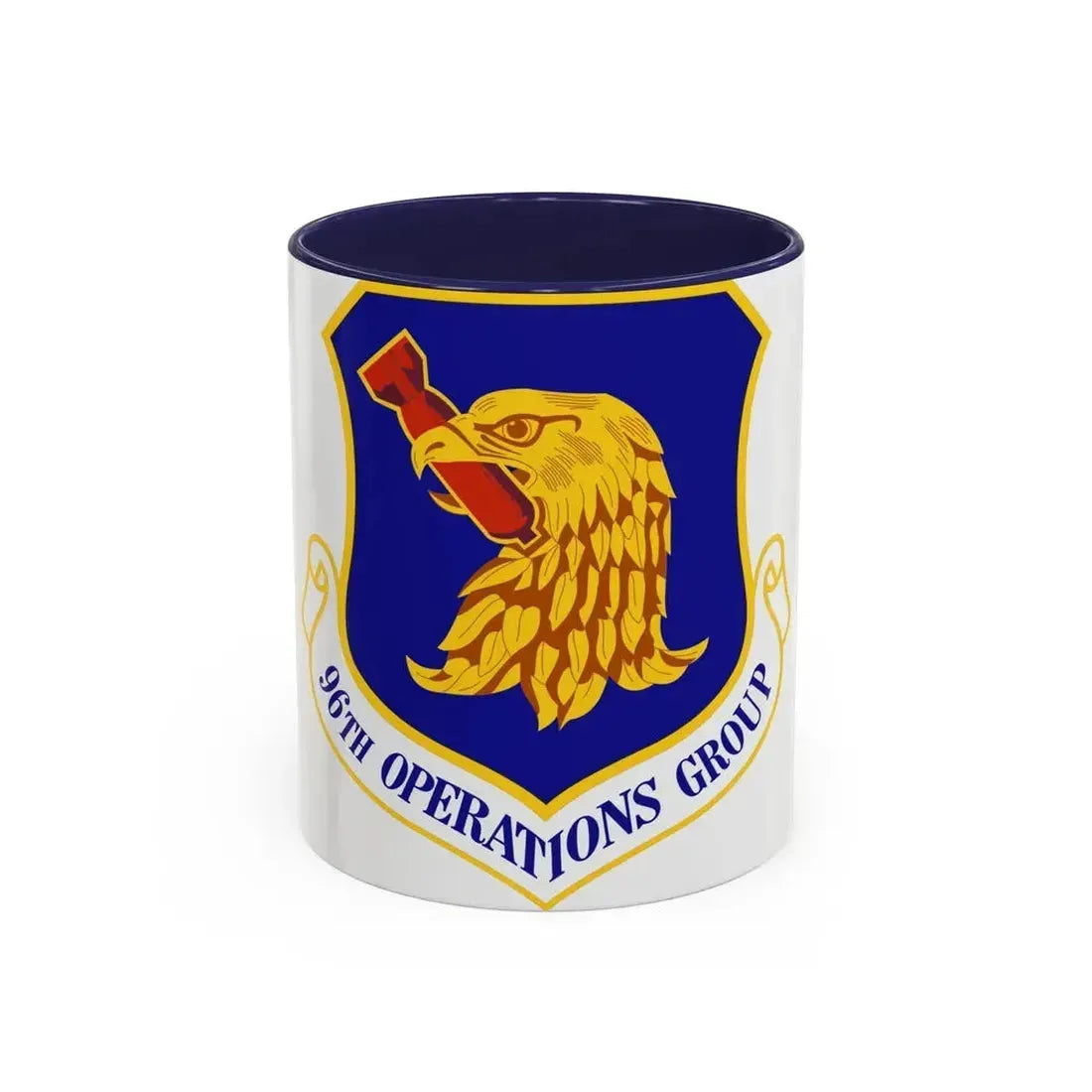 96th Operations Group (U.S. Air Force) Accent Coffee Mug 11oz Navy - Go Mug Yourself