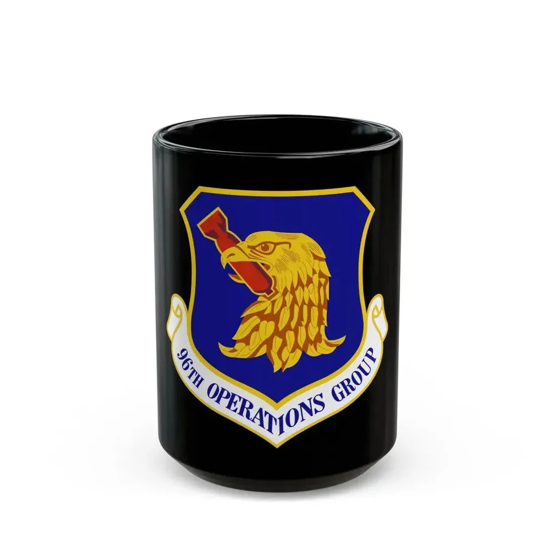 96th Operations Group (U.S. Air Force) Black Coffee Mug - Go Mug Yourself